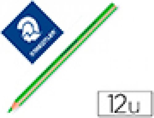 Lapis fluorescente staedtler triangular top star verde caixa de 12 unidades , Staedtler , 64830 , 4007817110140